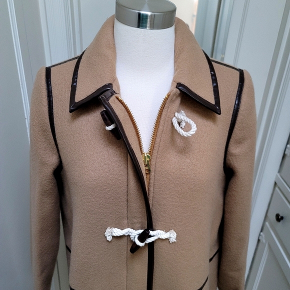 New! J. Crew sz 6 8 Coat Collection Toggle Coat in Italian Fall Blanket Wool - Picture 7 of 12